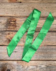 Green Western Skinny Mini Wild Rag Scarf / Cowgirl Necktie