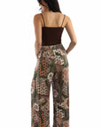 Tie Front Palazzo Pant - HC1043