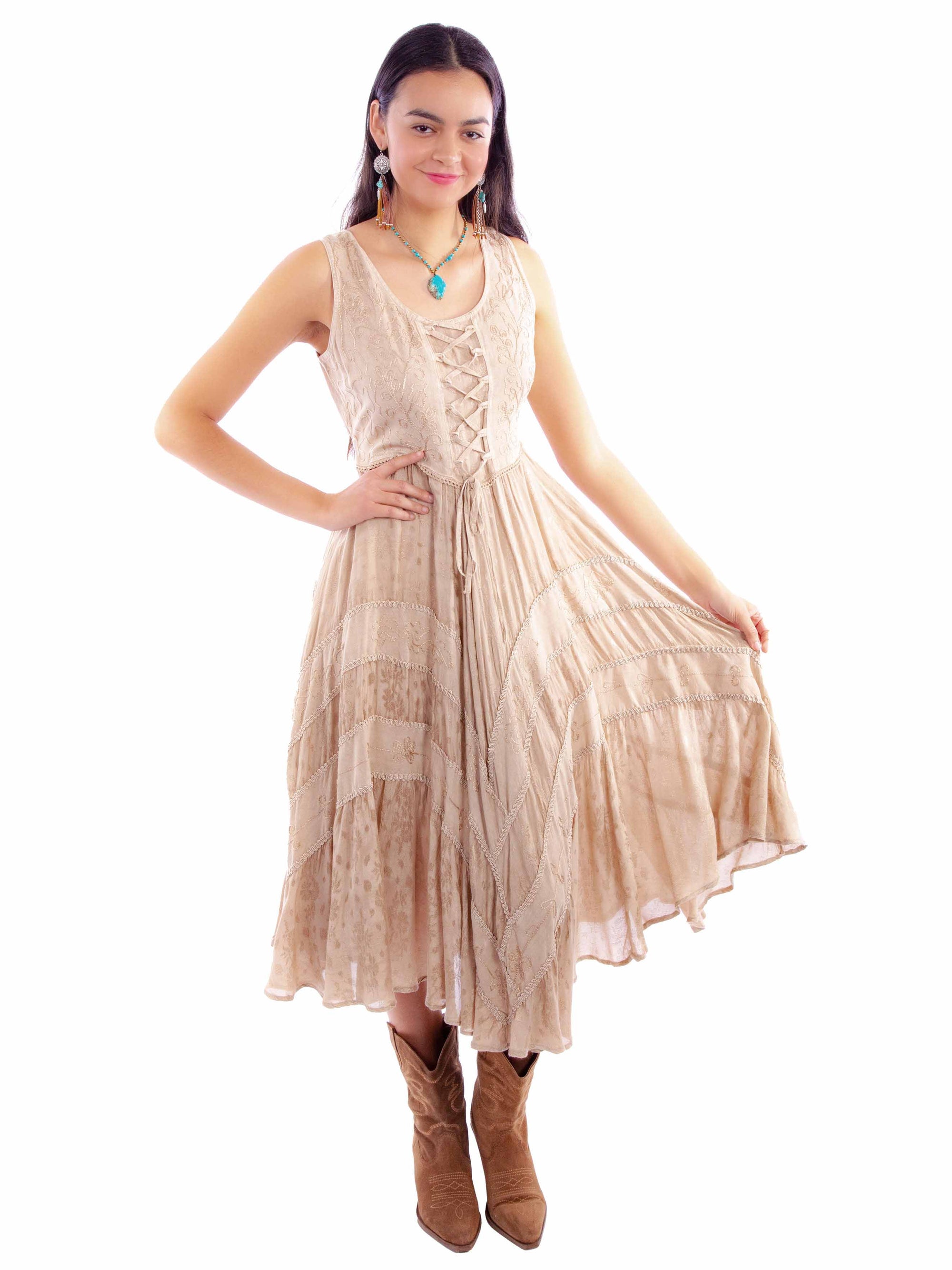 Lace Front Dress - HC118