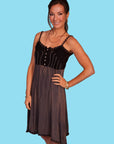 Cotton Emb. Dress - HC125