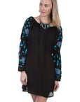 L/s Embroidered Dress - HC300