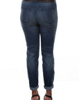 Tonal Embroidered Jeans - HC340
