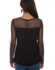 Swiss Dot Top W/sweetheart Neckline - HC513