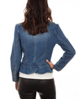 Peplum Denim Jacket - HC546