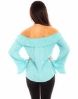 Ruffle Off/on Shoulder Blouse - HC579