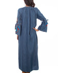 Dream Catcher Emb Denim Duster - HC633