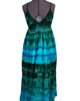 Tie Dye Spaghetti Strap Dress(triang - HC71