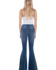 Bandana Print Bell Bottom Pants - HC782