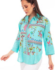 Double Gauze Emb. Blouse - HC823