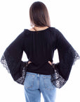 Crochet Bell Sleeve Top - HC860