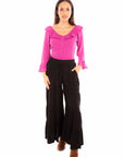 Rayon Palazzo Pants W/pockets - HC867