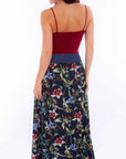 Wrap Skirt W/denim Waist Band Tie - HC873