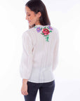 L/s Emb. Blouse - HC877