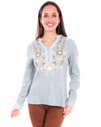 Pull Over Emb. Front & Cuff - HC881