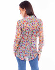 Button Up Collared Blouse - HC892