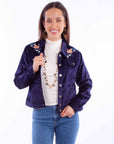 Velvet Jacket W/emb. - HC900