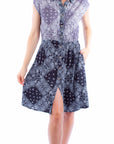 Bandana Print Dress - HC905