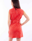Sleeveless Denim Dress - HC906