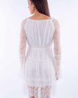 Eyelash Lace Dress - HC909