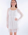 Eyelash Lace Dress - HC909
