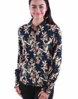 Floral Print Blouse - HC912