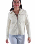Zip Front Denim Jacket - HC913