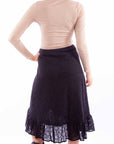 Lace Skirt W/ruffle Bottom - HC917