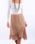 Lace Skirt W/ruffle Bottom - HC917