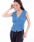 Vest With Side Lace Up - HC921
