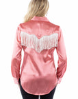 Solid Blouse With Piping/fringe - HC922