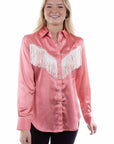 Solid Blouse With Piping/fringe - HC922