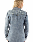 Snap Front Star Yokes Blouse - HC944