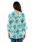 V-neck W/tassel Blouse - HC950