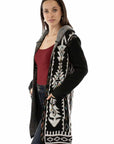 Hooded Open Front Duster Cardigan - HC970
