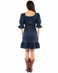 Denim Dress W/princess Seams - HC973
