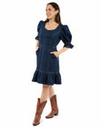 Denim Dress W/princess Seams - HC973