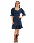 Denim Dress W/princess Seams - HC973