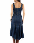 Hi/lo Sleeveless Denim Dress - HC979