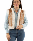 Emb. Faux Sherpa Vest - HC998
