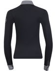 Roxana - Black & Luxe Gray Long Sleeve Riding Shirt