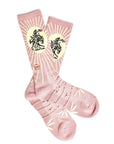 Fringe Bucking Dusty Pink Performance Socks