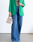 The Loretta Trouser Jean in Medium Wash