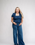The Loretta Trouser Jean in Medium Wash