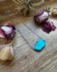 choker turquoise magnesite necklace