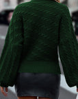 Forest Green Mock Neck Sweater