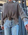 The Riana Oversized Cropped Sweater
