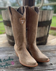 Ariat Truly Taupe Roughout Casanova Boots