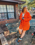 Rust Cattle Brands Women's Western Bath Robe