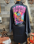 Pink Rodeo Women's Lounge Kimono Robe