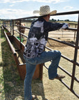 Sepia Cowboy Ranch Long Sleeve Button Up Arena Shirt